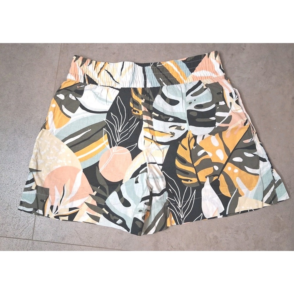 Calia Linen Blend Shorts Size Small Vacation Beach Summer Resort - Picture 4 of 8